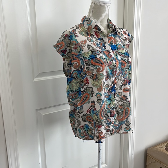 MinkPink sheer blouse size large - Picture 2 of 3